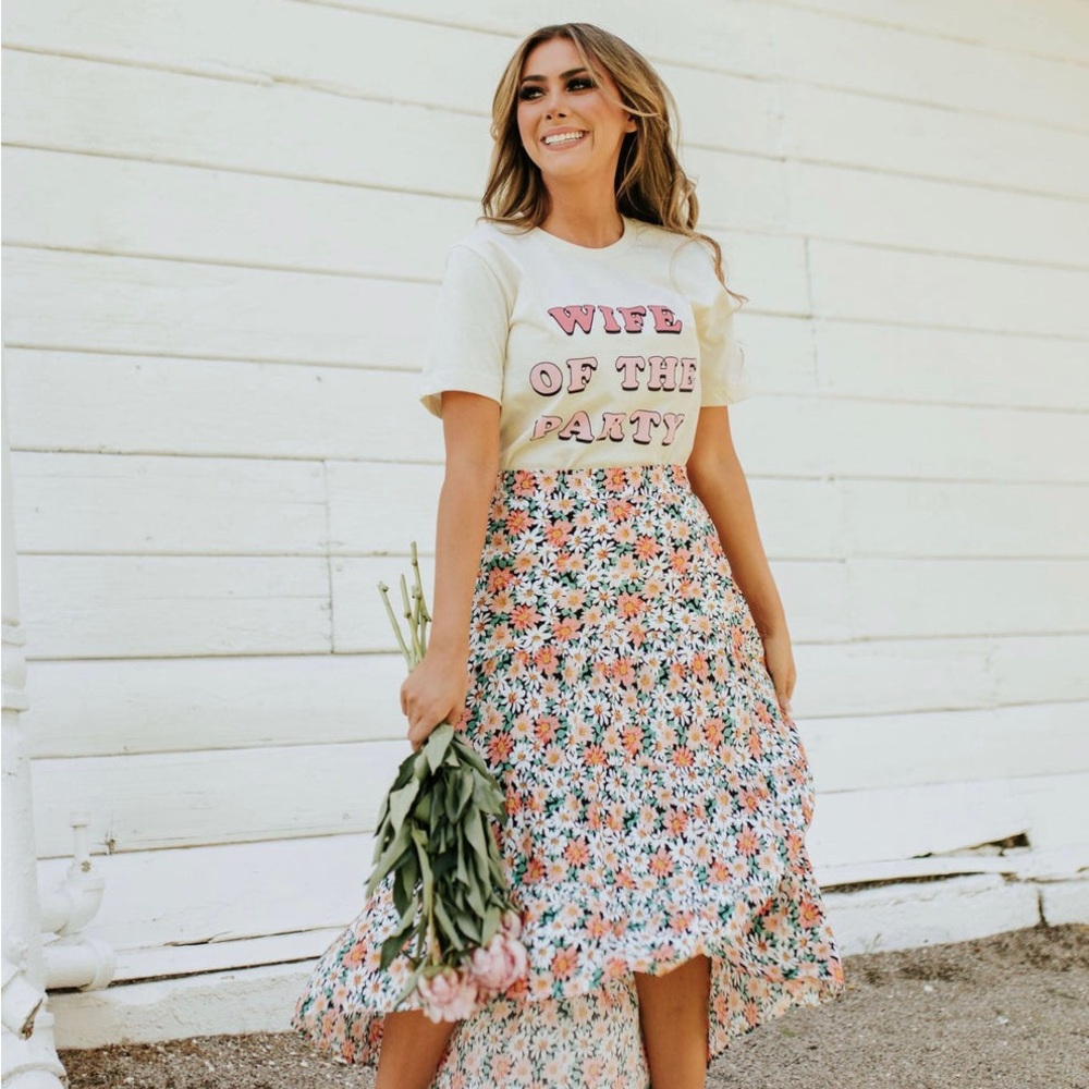 Floral Multi-Color Skirt